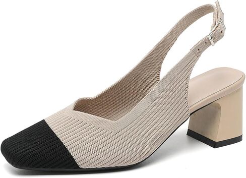 حذاء نسائي بكعب مغلق عند الأصابع، حذاء رسمي مريح للمكتب والزفاف in Kuwait