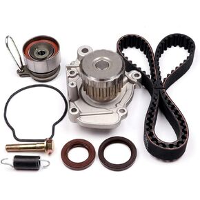 Timing Belt Kit w/Water Pump Fit for Honda for Civic 1.7L 2001-2005 Replace Timing Belt OEM - TS26312