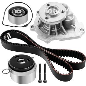 Timing Belt Kit With Water Pump Compatible with 2012-2013 Chevrolet Sonic, 2012-2014 Chevrolet Cruze, 2009-2011 Aveo, Aveo5, 2009-2010 Pontiac G3, Wave, 2008-2009 Saturn Astra, 2009 Suzuki Swift+