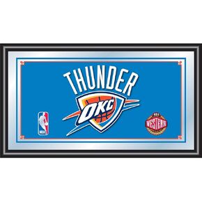 NBA Oklahoma City Thunder Framed Logo Mirror