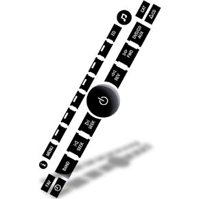 طقم إصلاح أزرار لوحة أجهزة القياس من OxGord BSRK-GM02 لشاحنات الالتقاط المختارة من GMC وSilverado in Kuwait