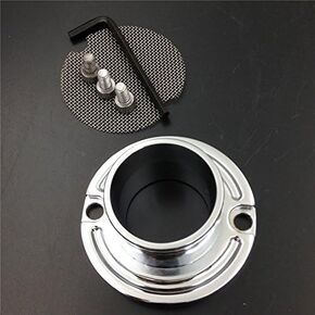 XKMT-Chromed Exhaust Tip Muffler Power Compatible With Badger 80 Breeze 125 Raptor 50 Grizzly [B00YWCAHRS]