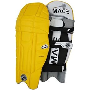 وسادة ضرب الكريكيت بلون برولايت للرجال، اليد اليمنى، أصفر in Kuwait