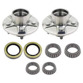 LAFORMO 4 Sets Boat Trailer 3500lbs Hub with Bearing Kit 44649/68149 5 Bolt Lug