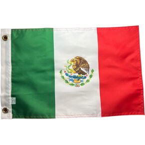 Small 12''x18" Mexican Flag Mexico Latin Latino MX Hispanic Boat Car Bike Kayak