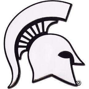 Desert Cactus Michigan State University Metal 3D Auto Car Emblem Sticker Chrome Spartans MSU Emblems Premium Metal Car Truck