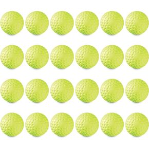 Jugs Sting-Free Dimpled Game-Ball Yellow Softballs – 2 Dozen