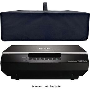 Wanty Black Antistatic Water-Proof Dust-Proof Nylon Fabric Printer Cover Case Protector for Epson V600 and Canon Canoscan Photo Scanner