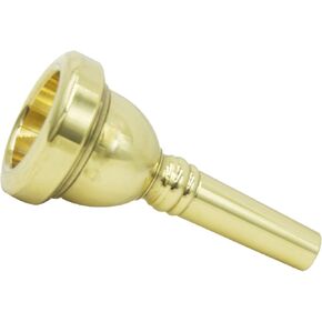 Missmore Trombone Mouthpiece 12C，Gold Plated (12C-Gold)