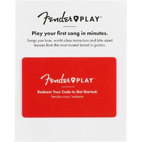 Fender Play 3-Month Subscription Prepaid Gift Card