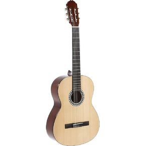 GEWA Classical Guitar BASICPLUS 4/4, Children's Guitar (spruce top, basswood back and sides, high gloss lacquer finish, nickel silver frets, chrome plated tuners, ideal for children 12 and up)