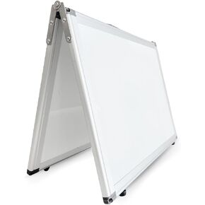 Large Dry Erase Magnetic Whiteboard, Four-Sided 15.5" x 11.5" x 1.25" Dry Erase Portable White Board with Handle for Memos Note-Taking School Work
