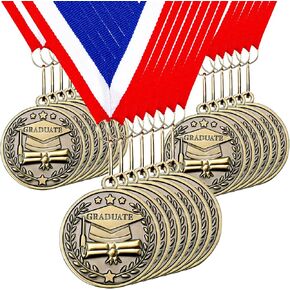 Bucherry Metal Graduation Medallion with Neck Sash Valedictorian Salutatorian Graduation Award Medal for Kids Gifts in Saudi Arabia