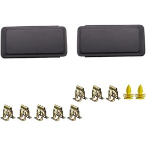 KYYET Pair Left Right Front Bumper Guards Pads Inserts End Caps Cover Grill Replacement For F150 F-150 2018-2020