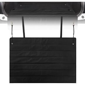 Large Bumper Guard for Cars 41 x 25 Inches Rear Bumper Protector Foldable Universal SUV Trunk Mat for Preventing Scratches While Unloading and Loading, Black