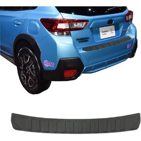 Rear Bumper Protector Guard Accessory Trim Cover Scratch Resistant Trunk Door Entry Guards Compatible with Subaru Forester 2019 2020 2021 2022 2023 2024