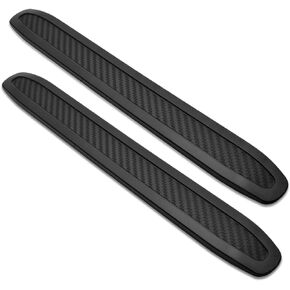 Black Anti-collision Patch Bumper Guard Strip Anti-scratch Bumper Protector Trim Universal for Cars SUV Pickup Truck (2 Pack)