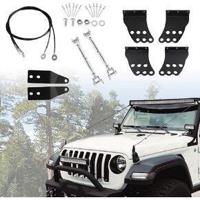 Limb Risers Kit Compatible with for 1997-2021 Jeep Wrangler JK/TJ/JL Through The Jungle Protector Obstacle Eliminate Rope