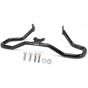 MoKitDora Touring Chopped Engine Guard 1.25" Highway Crash Bar Fit for Harley 14-Later Harley Road King Street Electra Glide Special FLH FLHXS FLHX FLHRXS Models, Gloss Black
