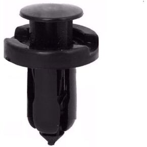 100pcs - 10mm Nylon Clips Plastic Push Type Rivet Retainer Fastener Bumper Pin Fender Flare Compatible with Honda Acura