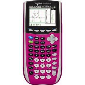 Texas Instruments TI-84 Plus C Silver Edition Graphing Calculator, Pink (Renewed)
