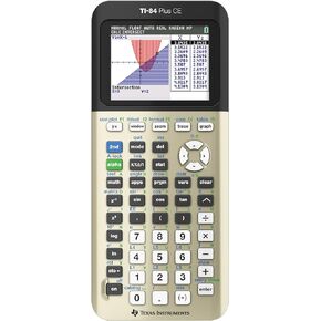 Texas Instruments TI-84 Plus CE Color Graphing Calculator, Golden Ratio (Metallic)