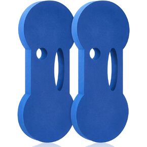 Lewtemi 2 Packs Water Exercise Discs Hand Held Water Weight Exercise Equipment Pool Exercise Equipment for Adults Water Aerobics Resistance Training, Blue