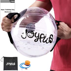 JoyPlus Aqua Bag Workout, Adjustable Training Bag and Power Bag with Water, Core and Balance Trainer, Portable Stability Fitness &Full Body Exercise Equipment for Weight