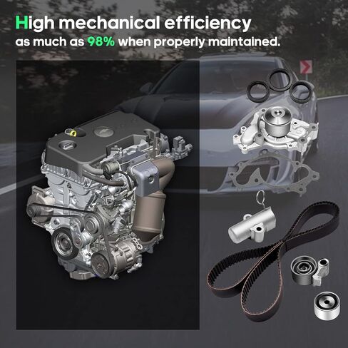 Scitoo Timing Belt Water Pump Kit Fits 2001-2010 Toyota camry Solara Highlander Sienna Lexus RX330 RX400h ES330 Engine 3.0L 3.3L 1MZFE 3MZFE in Saudi Arabia