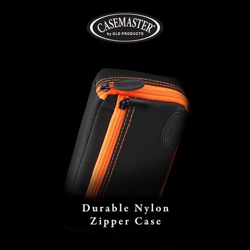 Casemaster Plazma Dart Case for Soft and Steel Tip Darts, Holds 3 Darts and Features Built-In Storage Tube and Pockets for Flights, Tips, Shafts, and Personal Items in Saudi Arabia