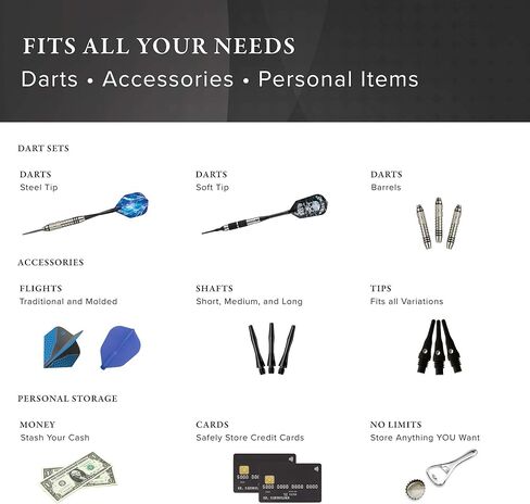 Deluxe 6 Dart Nylon Storage/Travel Case in Saudi Arabia