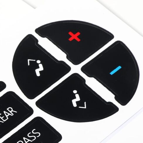 VARGTR 4 Pack Car Air Conditioner Dash Button Repair Kit, Replacement Stickers for Fixing Ruined Faded A/C Control Buttons,Fits for 07-14 GM Vehicles in Saudi Arabia