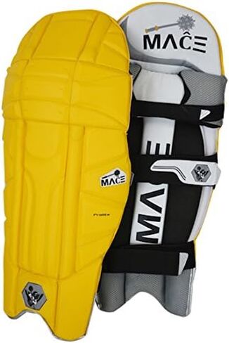 وسادة ضرب الكريكيت بلون برولايت للرجال، اليد اليمنى، أصفر in Kuwait