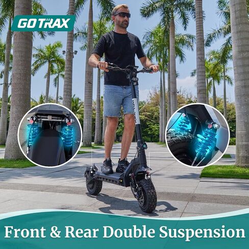 سكوتر كهربائي من سلسلة Gotrax G4 - إطارات هوائية مقاس 10 بوصة/11 بوصة، نطاق 25/42/40/45 ميل، قوة 20/30/38 ميل في الساعة بواسطة محرك 500 وات/600 وات/650 وات، قفل إلكتروني والتحكم في السرعة، سكوتر إلكتروني قابل للطي للبالغين in Saudi Arabia