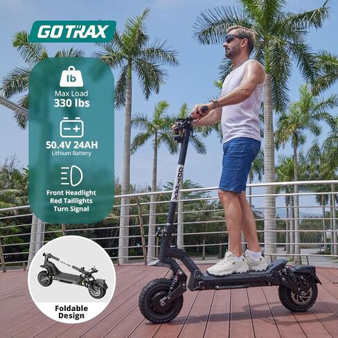 سكوتر كهربائي من سلسلة Gotrax G4 - إطارات هوائية مقاس 10 بوصة/11 بوصة، نطاق 25/42/40/45 ميل، قوة 20/30/38 ميل في الساعة بواسطة محرك 500 وات/600 وات/650 وات، قفل إلكتروني والتحكم في السرعة، سكوتر إلكتروني قابل للطي للبالغين in Saudi Arabia