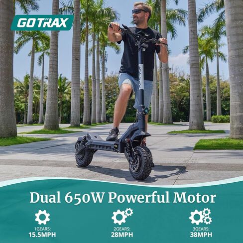 سكوتر كهربائي من سلسلة Gotrax G4 - إطارات هوائية مقاس 10 بوصة/11 بوصة، نطاق 25/42/40/45 ميل، قوة 20/30/38 ميل في الساعة بواسطة محرك 500 وات/600 وات/650 وات، قفل إلكتروني والتحكم في السرعة، سكوتر إلكتروني قابل للطي للبالغين in Saudi Arabia