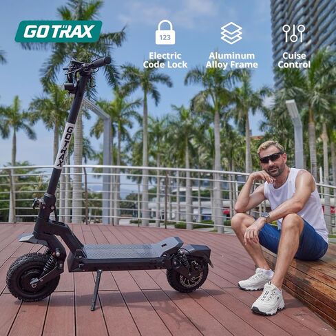 سكوتر كهربائي من سلسلة Gotrax G4 - إطارات هوائية مقاس 10 بوصة/11 بوصة، نطاق 25/42/40/45 ميل، قوة 20/30/38 ميل في الساعة بواسطة محرك 500 وات/600 وات/650 وات، قفل إلكتروني والتحكم في السرعة، سكوتر إلكتروني قابل للطي للبالغين in Saudi Arabia