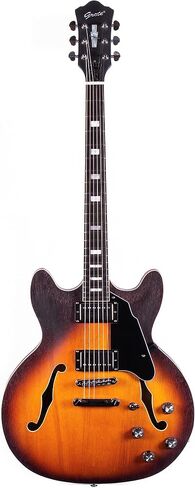 Grote Electric Guitar Matte Finished Mahogany Simi-hollow Body with Gigbag GT335-009 (VS) in Saudi Arabia