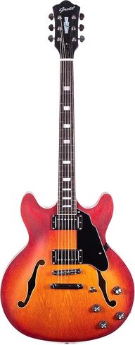 Grote Electric Guitar Matte Finished Mahogany Simi-hollow Body with Gigbag GT335-009 (VS) in Saudi Arabia