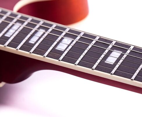 Grote Electric Guitar Matte Finished Mahogany Simi-hollow Body with Gigbag GT335-009 (VS) in Saudi Arabia
