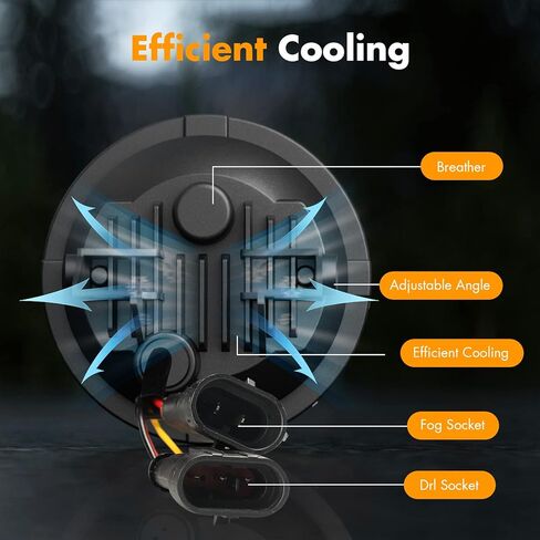 مصابيح ضباب LED مع DRL متوافقة مع دودج رام 1500 2500 3500 1994 1995 1996 1997 1998 1999 2000 2001 2002 استبدال مصابيح الضباب للقيادة، 4 أوضاع إضاءة in Kuwait