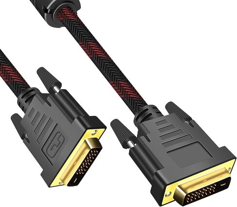 MMOBIEL DVI to DVI Cable Adapter - Male DVI-D Dual Link to Male DVI-D Dual Link – Video Cable Converter Supports Monitor, PC, TV, Gaming, Projector - 1080p Full HD 60Hz - Gold Connector 5ft / 1.5m in Saudi Arabia