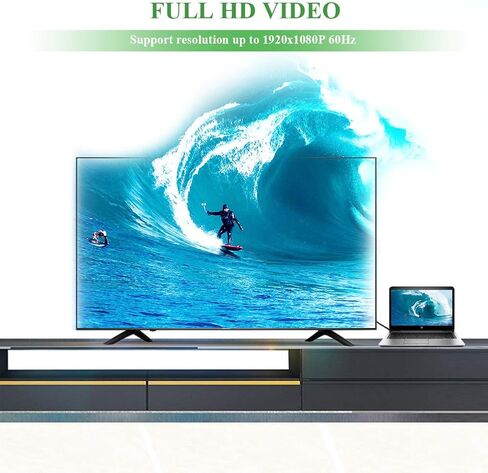 منفذ عرض إلى كابل DVI بطول 6 أقدام و10 حزم، منفذ عرض (DP) إلى سلك محول DVI ذكر إلى ذكر متوافق مع الكمبيوتر والكمبيوتر المحمول والكمبيوتر الشخصي والشاشة وجهاز العرض وتلفزيون HDTV - أسود in Saudi Arabia