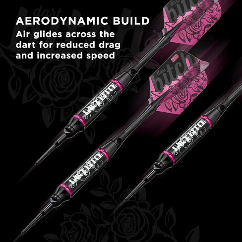 سهام فايبر فانيتي ذات رؤوس ناعمة مع حقيبة تخزين/سفر: دارت بيتش، 16 جرام in Kuwait