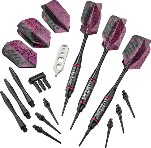 سهام فايبر فانيتي ذات رؤوس ناعمة مع حقيبة تخزين/سفر: دارت بيتش، 16 جرام in Kuwait