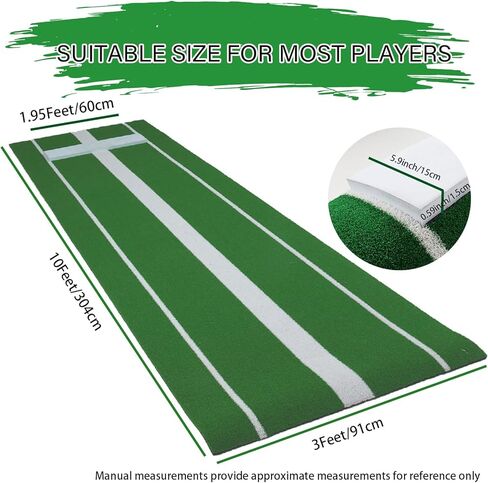 حصيرة رمي الكرة اللينة من Vaolvpant مقاس 10'x3' المحمولة لرمي الكرة اللينة لممارسة التمارين في الهواء الطلق in Kuwait