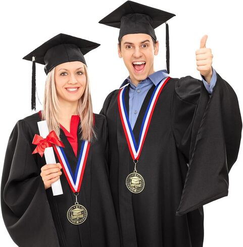 Bucherry Metal Graduation Medallion with Neck Sash Valedictorian Salutatorian Graduation Award Medal for Kids Gifts in Saudi Arabia