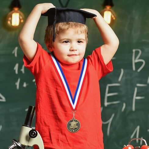 Bucherry Metal Graduation Medallion with Neck Sash Valedictorian Salutatorian Graduation Award Medal for Kids Gifts in Saudi Arabia