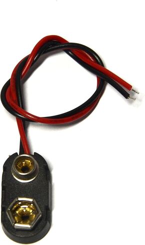 3 Pcs 6 x 1.5V (9V) AA Battery Holder Leads with 3 Pcs 9V I Type Snap Connector Plastic Housing Two Layers Battery Case in Saudi Arabia
