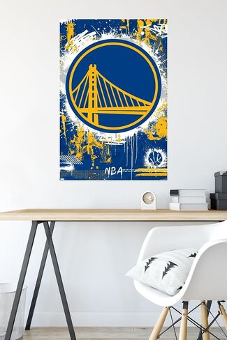 Trends International NBA Golden State Warriors - ملصق حائط بشعار الحد الأقصى 23 in Saudi Arabia
